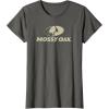Mossy Oak Large Tan Logo T-Shirt(Asphalt Grey)