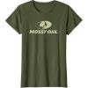 Mossy Oak Large Tan Logo T-Shirt(Olive Green)