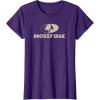 Mossy Oak Large Tan Logo T-Shirt(Purple)