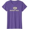 Mossy Oak Large Tan Logo T-Shirt(Purple Heather)
