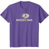 Mossy Oak Large Tan Logo T-Shirt(Purple Heather)