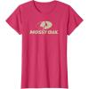 Mossy Oak Large Tan Logo T-Shirt(Red Heather)