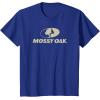 Mossy Oak Large Tan Logo T-Shirt(Royal Blue)
