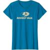Mossy Oak Large Tan Logo T-Shirt(Sapphire Blue)