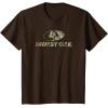 Mossy Oak Nature Camouflage Classic Outdoors Logo T-Shirt(Brown)