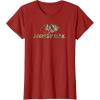 Mossy Oak Nature Camouflage Classic Outdoors Logo T-Shirt(Cranberry Red)