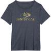 Mossy Oak Nature Camouflage Classic Outdoors Logo T-Shirt(Heather Blue)
