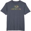 Mossy Oak Nature Camouflage Classic Outdoors Logo T-Shirt(Heather Blue)