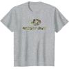 Mossy Oak Nature Camouflage Classic Outdoors Logo T-Shirt(Heather Grey)