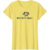 Mossy Oak Nature Camouflage Classic Outdoors Logo T-Shirt(Lemon Yellow)