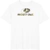 Mossy Oak Nature Camouflage Classic Outdoors Logo T-Shirt(White)