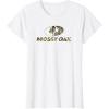 Mossy Oak Nature Camouflage Classic Outdoors Logo T-Shirt(White)