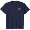 Mossy Oak Pocket Tan Logo T-Shirt(Navy Blue)