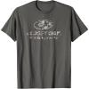 Mossy Oak Fishing Open Water Classic Dark Grey Logo T-Shirt(Asphalt Grey)