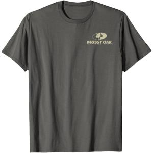 Mossy Oak Pocket Tan Logo T-Shirt(Asphalt Grey)