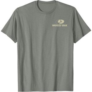 Mossy Oak Pocket Tan Logo T-Shirt(Olive Heather)
