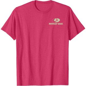 Mossy Oak Pocket Tan Logo T-Shirt(Red Heather)