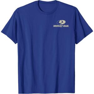 Mossy Oak Pocket Tan Logo T-Shirt(Royal Blue)