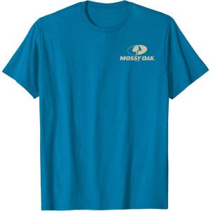 Mossy Oak Pocket Tan Logo T-Shirt(Sapphire Blue)