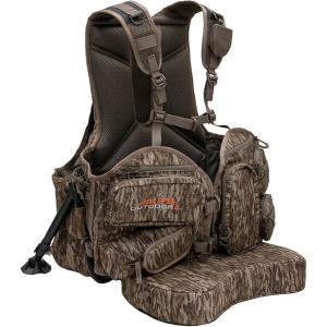ALPS OutdoorZ Grand Slam Turkey Vest w/Memory Foam Seat, Sit Anywhere Removable Kickstand Frame – Outdoor Hunting Camo Gear(Mossy Oak Bottomland)