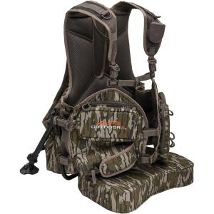 ALPS OutdoorZ Grand Slam Turkey Vest w/Memory Foam Seat, Sit Anywhere Removable Kickstand Frame – Outdoor Hunting Camo Gear(Original Bottomland)