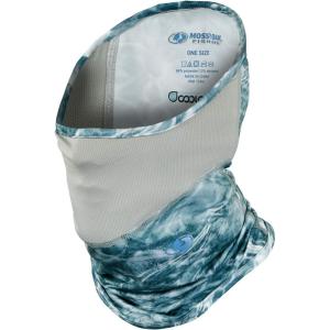 Mossy Oak Unisex Adult Neck Gaiter, Cooling Fishing Mask for Upf Neck Sun Protection(Spindrift)