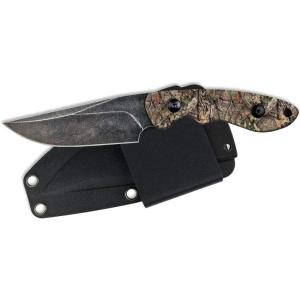 ABKT Elite Predator Fixed 3.5″ Blade Mossy Oak Handle, Camo