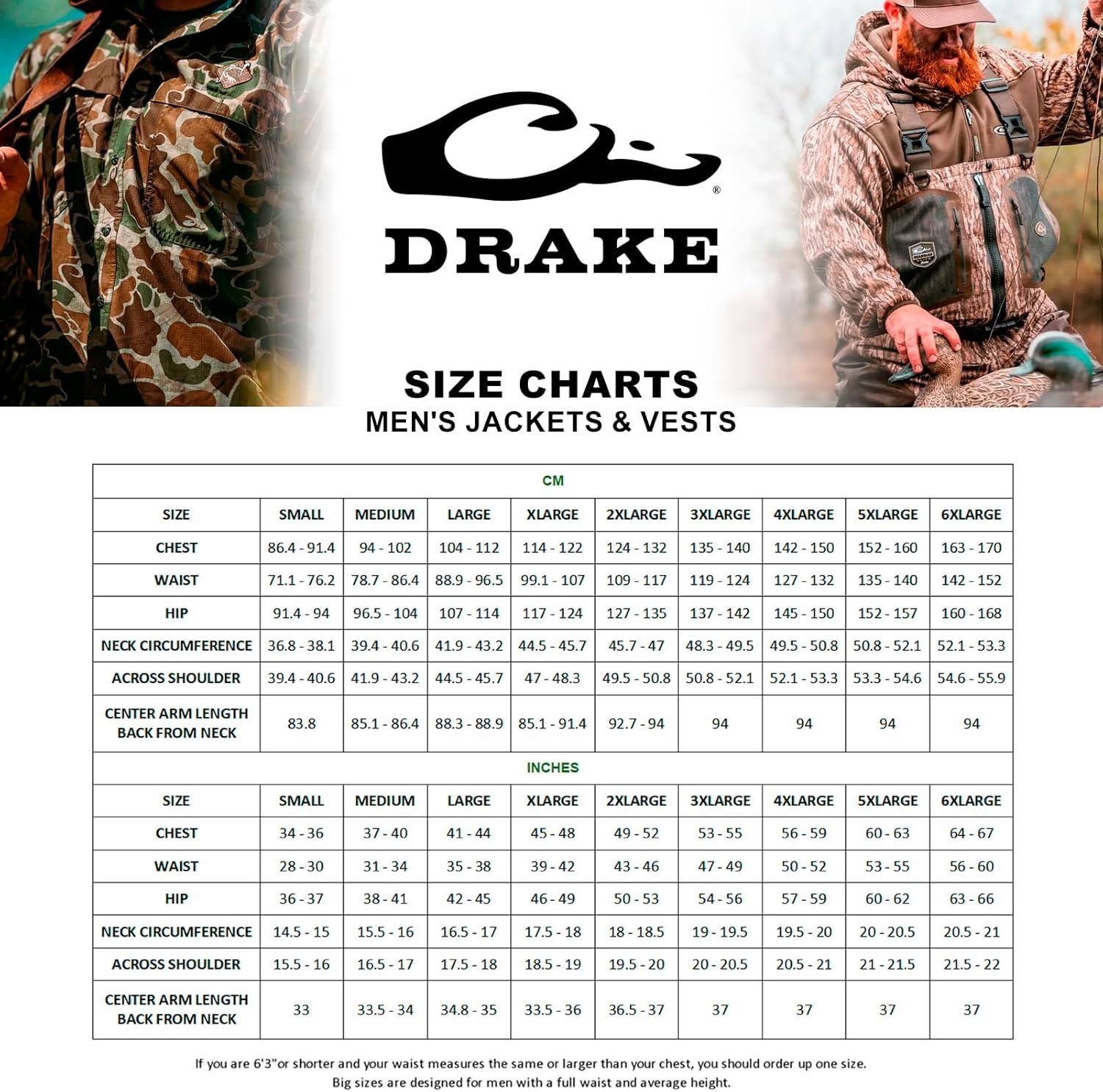 image:imageDRAKE Mens NonTypical Endurance Warm Soft FleeceLined Silent Stretchy MidWeight FullZip JacketMossy Oak Country Roots