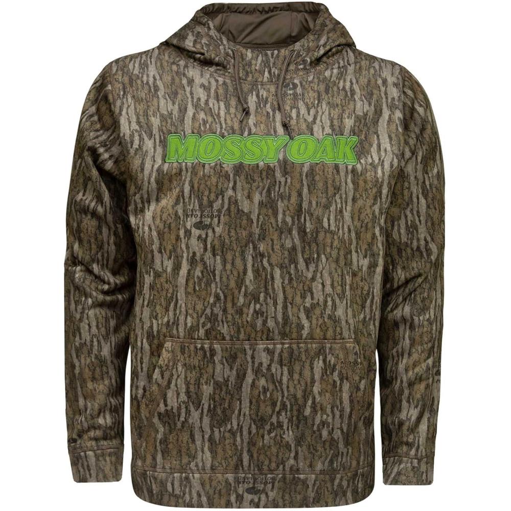 image:imageMossy Oak Mens Men Camo Hunting Hoodies Performance Fleece LogoBottomland Brand