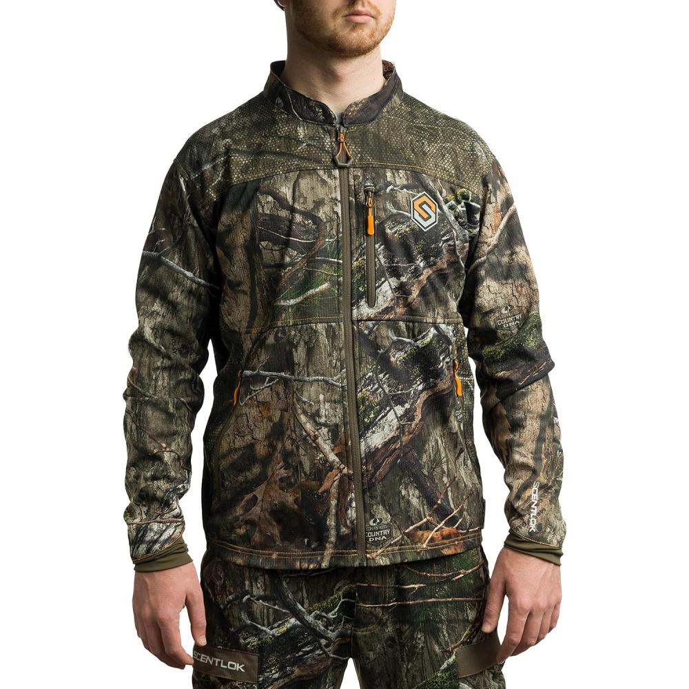 image:imageScentLok Savanna Lightweight Camo Hunting Jacket for MenMossy Oak Country Dna