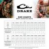Drake Waterfowl Men’s MST Waterproof Full Zip Hunting Warm Fleece Lined Hooded Jacket with 2 Chest Pockets & 2 Hip Pockets(Mossy Oak Original Shadow Grass)