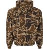 Drake Waterfowl Men’s MST Waterproof Full Zip Hunting Warm Fleece Lined Hooded Jacket with 2 Chest Pockets & 2 Hip Pockets(Old School)