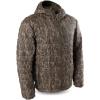 Gator Waders Mens Cumulus Jacket – Insulated Lightweight Windproof Hunting Puffer with Hood – Rated for 0-45°F Cold Weather(Mossy Oak Bottomland)