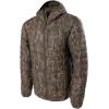 Gator Waders Mens Cumulus Jacket – Insulated Lightweight Windproof Hunting Puffer with Hood – Rated for 0-45°F Cold Weather(Mossy Oak Bottomland)