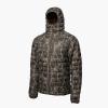 Gator Waders Mens Cumulus Jacket – Insulated Lightweight Windproof Hunting Puffer with Hood – Rated for 0-45°F Cold Weather(Mossy Oak Original Bottomland)