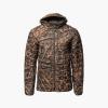 Gator Waders Mens Cumulus Jacket – Insulated Lightweight Windproof Hunting Puffer with Hood – Rated for 0-45°F Cold Weather(Mossy Oak Original Shadow Grass)