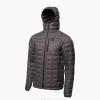 Gator Waders Mens Cumulus Jacket – Insulated Lightweight Windproof Hunting Puffer with Hood – Rated for 0-45°F Cold Weather(Timber Grey)