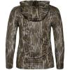 Mossy Oak Women’s Camo Tibbee Flex Vented Hunting & 40+ UPF Sun Protection Hoodie(Original Bottomland)