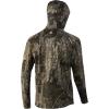 NOMAD Men’s Longneck Hoodie | Mid-weight Water Resistant Hunting Fleece(Realtree Timber Camo)