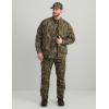 NOMAD Men’s Rub Line Bomber Jacket, Insulated, Water-resistant, Quiet Hunting Outerwear Coat(Mossy Oak Bottomland Camo)