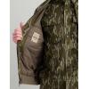 NOMAD Men’s Rub Line Bomber Jacket, Insulated, Water-resistant, Quiet Hunting Outerwear Coat(Mossy Oak Bottomland Camo)