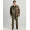 NOMAD Men’s Rub Line Bomber Jacket, Insulated, Water-resistant, Quiet Hunting Outerwear Coat(Mossy Oak New Breakup Camo)