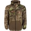 DRAKE Men’s Non-Typical Endurance Warm Soft Fleece-Lined Silent Stretchy Mid-Weight Full-Zip Jacket(Mossy Oak Country Roots)