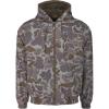 Drake Waterfowl Men’s MST Waterproof Full Zip Hunting Warm Fleece Lined Hooded Jacket with 2 Chest Pockets & 2 Hip Pockets(Old School Timber)