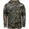 Mossy Oak Men’s Men Camo Hunting Hoodies Performance Fleece Logo(Country Dna Tree)