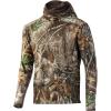 NOMAD Men’s Longneck Hoodie | Mid-weight Water Resistant Hunting Fleece(Blaze)