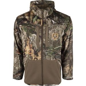DRAKE Men’s Non-Typical Endurance Warm Soft Fleece-Lined Silent Stretchy Mid-Weight Full-Zip Jacket(Country Dna)