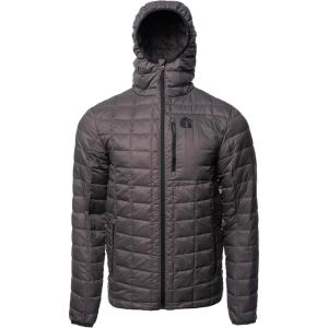 Gator Waders Mens Cumulus Jacket – Insulated Lightweight Windproof Hunting Puffer with Hood – Rated for 0-45°F Cold Weather(Timber Grey)