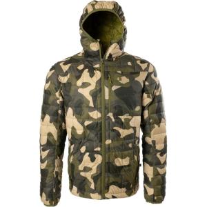 Gator Waders Mens Cumulus Jacket – Insulated Lightweight Windproof Hunting Puffer with Hood – Rated for 0-45°F Cold Weather(Woodland)