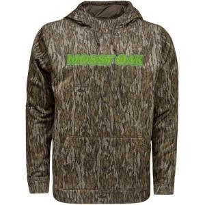 Mossy Oak Men’s Men Camo Hunting Hoodies Performance Fleece Logo(Bottomland Brand)